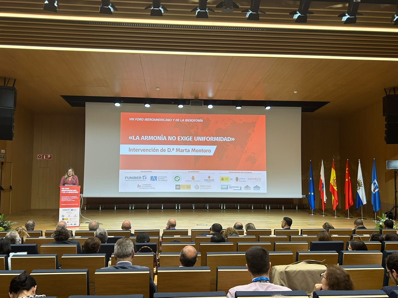 Marta Montoro - Presidenta Cátedra China - VIII Foro Iberoamericano Iberofonía santander Fundación Cátedra China
