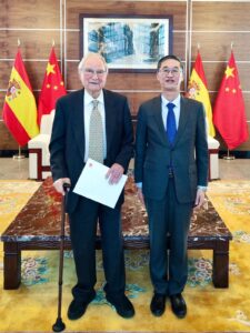 MARCELO MUÑOZ Y EMBAJADOR CHINA EN ESPAÑA - Fundación Cátedra China